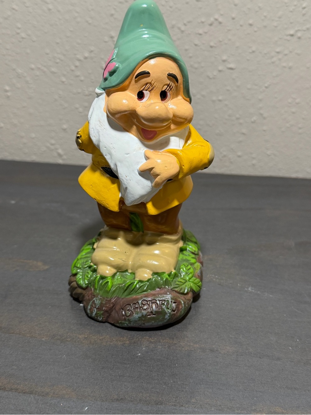 Disney Bashful Garden Gnome NWT